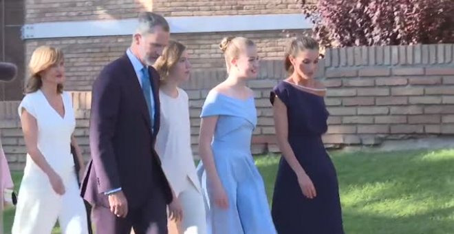 Primeras palabras en catalán de la infanta Leonor en los Premios Princesa de Girona