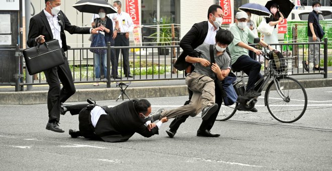 Las imágenes del atentado que ha acabado con la vida del ex primer ministro japonés Shinzo Abe