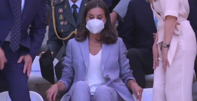 Reaparición de la Reina Letizia tras superar el COVID