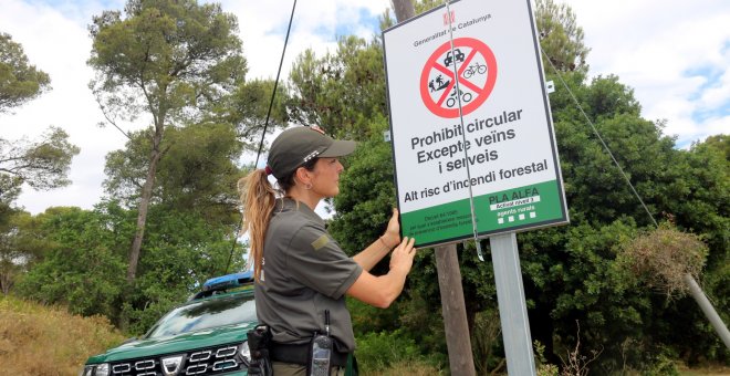 Prorrogades les restriccions establertes per l'alt risc d'incendi fins divendres