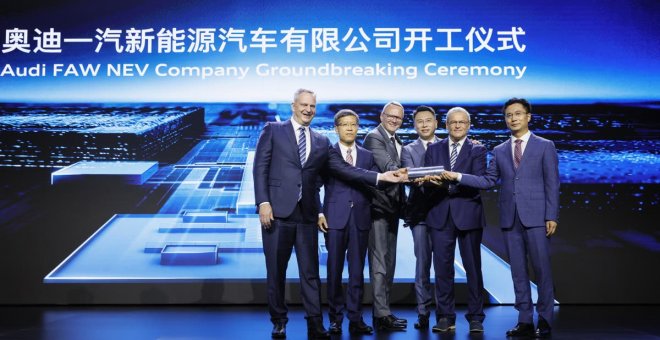 Audi empieza la construcción de su fábrica de coches eléctricos para China