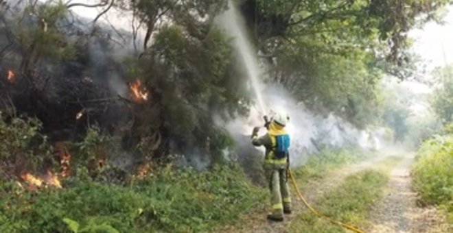 Otra jornada de calor y lucha contra los incendios