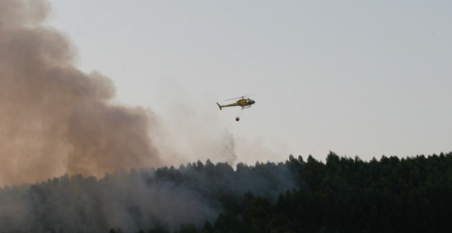 Arde Asturies: ocho incendios forestales en las últimas horas