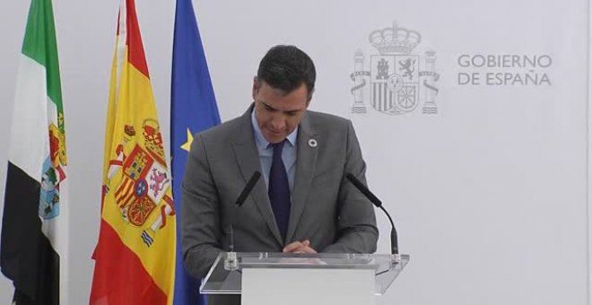 Sánchez inaugura el AVE en Extremadura: "Este es solo el principio"