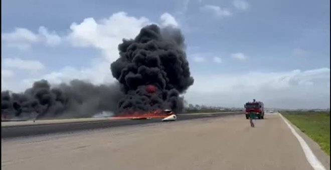 Se estrella un avión en Somalia