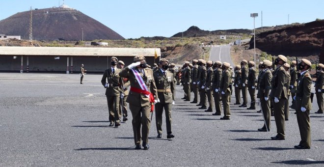 El regimiento de infantería de Canarias llama "Movimiento Nacional" al golpe franquista del 18 de julio