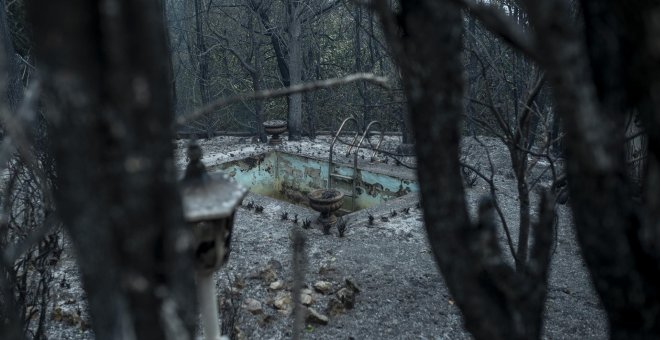 La aldea de Vilar, en O Courel, queda prácticamente arrasada por el incendio que se originó en Vilamor