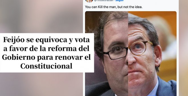 "Casero vive, la lucha sigue": el error de Feijóo al votar en el Senado, analizado en las redes