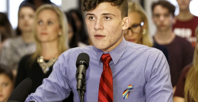 Alfonso Calderón, el joven español superviviente de la masacre de Parkland que lidera la lucha por el control de armas en EEUU