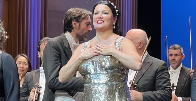 La superestrella de la lírica Anna Netrebko asombra al público del Real