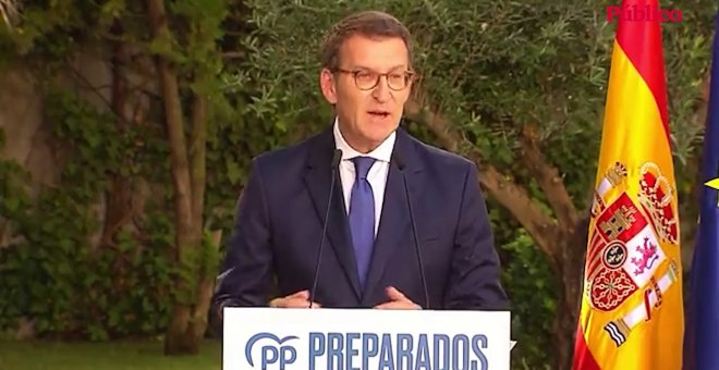 Vídeo | Feijóo refuerza su discurso catastrofista contra el Gobierno para ofrecer al PP como "alternativa real"