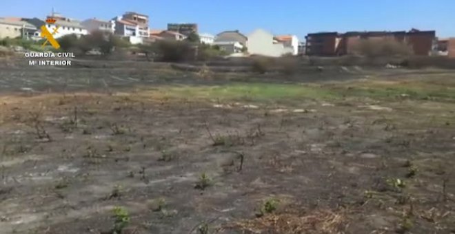 Detienen a un hombre como presunto autor de cuatro incendios en Cáceres