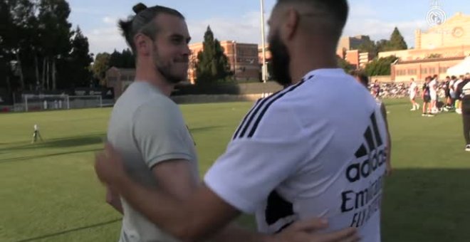 Gareth Bale visita al Real Madrid en Los Ángeles