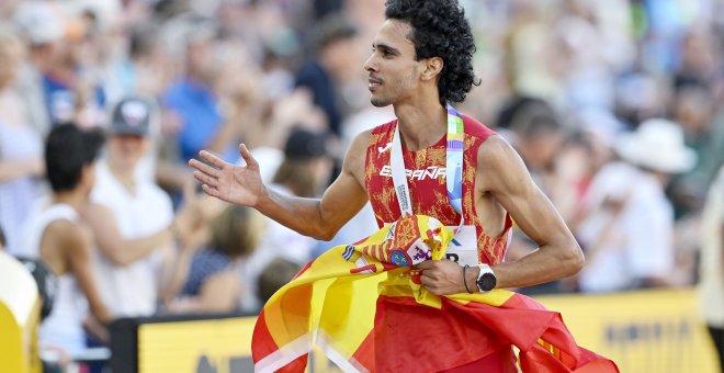 Mohamed Katir, bronce mundialista: "Si la gente tuviera oportunidades donde vive, nadie se marcharía de su casa"