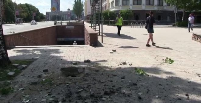 Cinco muertos en el bombardeo de Donetsk