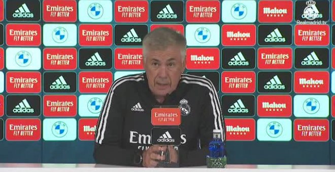 Ancelotti ya se encuentra en clave de liga: "La idea es que rotemos más que el año pasado"