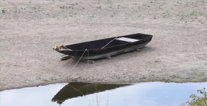 La sequía de Francia baja los caudales del río Loira