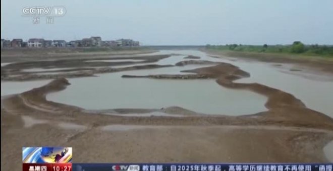 El río más largo de China, amenazado por la sequía