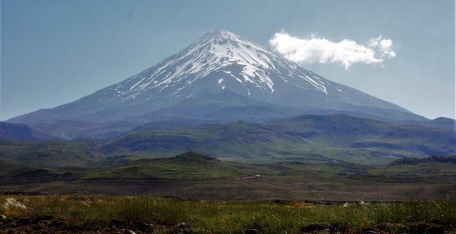 Damavand, el volcán más alto de Asia