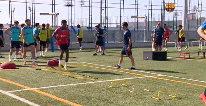 El Barça encara ya su encuentro frente al Valladolid