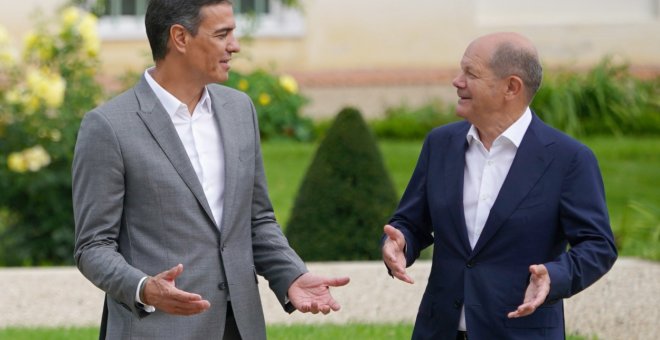 Sánchez y Scholz certifican el frente común para desarrollar el gasoducto de MidCat