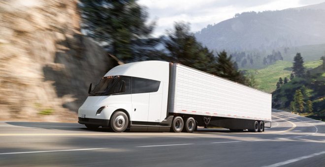 Tesla publica nuevas imágenes del Semi, su camión eléctrico de llegada inminente