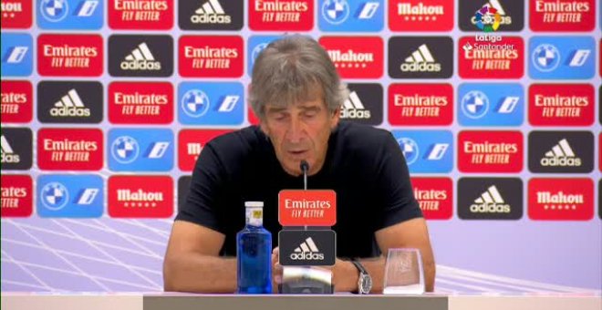 Pellegrini: "Ante el Real Madrid hay que tener el balón más rato que ellos"