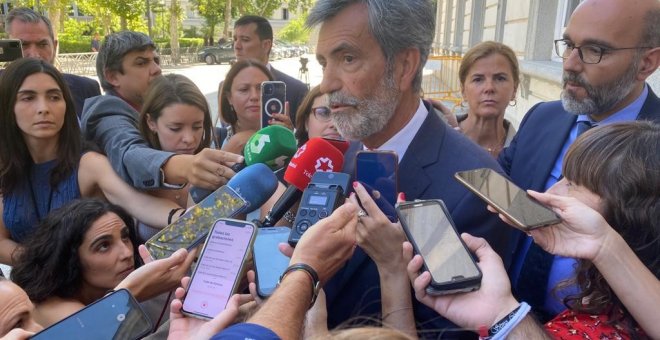 Lesmes anuncia ante su "eventual" dimisión que su sustituto será el presidente de la Sala de lo Civil