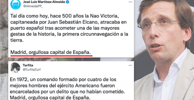 Almeida habla de Madrid por el 500 aniversario de la expedición Magallanes-Elcano y desata las risas: "¿Salió del estanque del Retiro?"