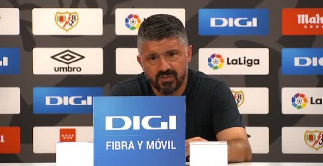 Gattuso tras perder contra el Rayo: "El responsable soy yo"