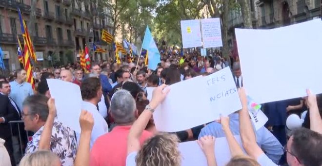 Diada de división entre independentistas