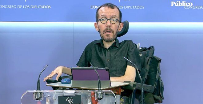 Echenique: "Invitar a un delincuente fugado a un funeral de Estado deja claro qué significa la monarquía en Reino Unido y en España"