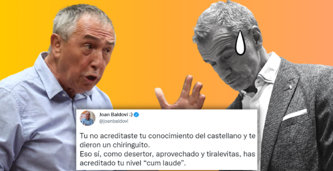 Toni Cantó intenta propinar un zasca a Joan Baldoví y le sale mal: "Tú no acreditaste tu conocimiento del castellano y te dieron un chiringuito"