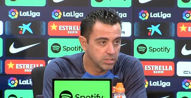 Xavi: "Lo de Ansu es una cuestión de prudencia"