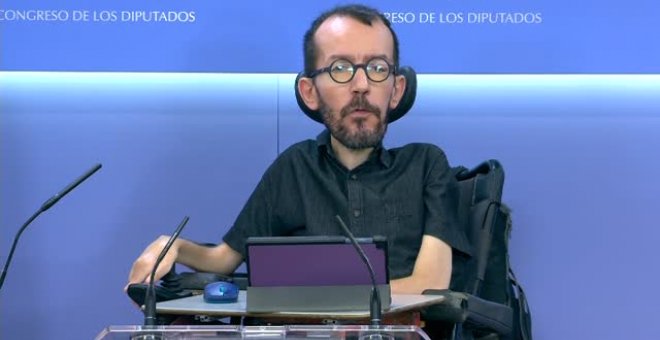 Echenique lamenta que el emérito sea "inviolable" mientras que Podemos comparece en los tribunales