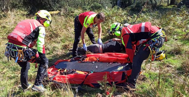 Rescatado un hombre con una crisis epiléptica en el monte Mazagruco