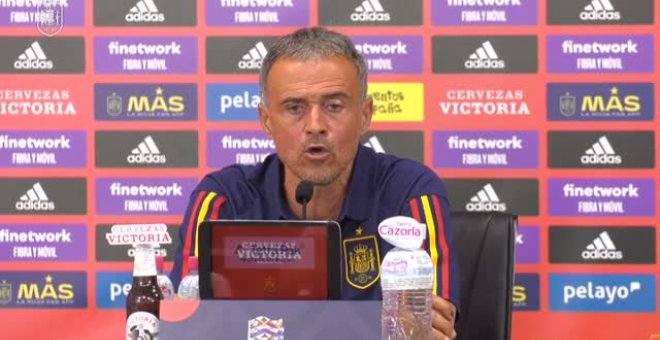 Luis Enrique sobre la selección femenina: "Es una situación anormal que la Federación va a gestionar de la mejor manera posible"