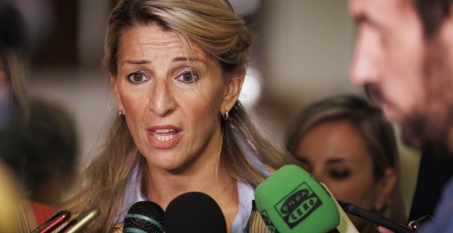 Yolanda Díaz garantiza que habrá Presupuestos, pero avisa: "Es innecesario llegar al último minuto negociando"