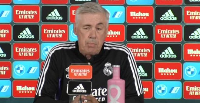 Ancelotti: "Tenemos una plantilla fuerte, todos meterán su calidad y compromiso para hacerlo bien también ahora"