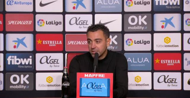 Xavi: "No hemos brillado, pero nos llevamos tres puntos importantísimos"