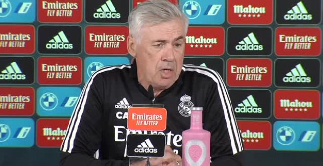 Ancelotti: "Si mañana por la mañana está bien, Benzema va a jugar"