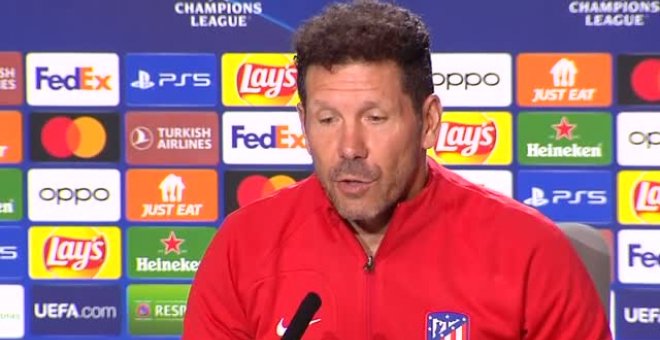 Simeone: "Me preguntaron si me imaginaba en otro lugar y yo no me estoy yendo, yo estoy"