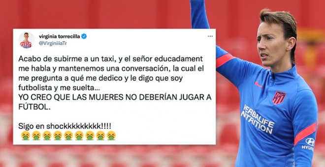 La futbolista Virginia Torrecilla cuenta lo que le ha dicho un taxista y desata la indignación: "¿De qué cueva ha salido?"