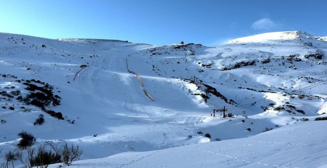 Alto Campoo registra rachas de viento de 113 kilómetros por hora, la máxima de España