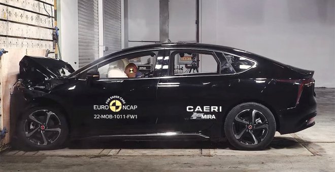 El coche eléctrico chino para VTC recibe su calificación de seguridad en Euro NCAP