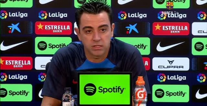 Xavi: "El objetivo es ganar títulos, aunque tengo el móvil como si se hubiera muerto un familiar"