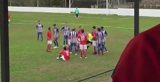 Agresión a un árbitro en un partido de regional en Cantabria