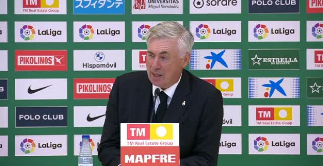 Ancelotti, sobre Valverde: "En este momento está haciendo bien todo"