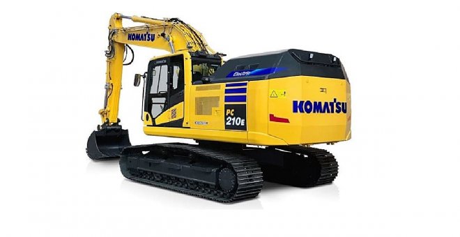 Komatsu presenta su primera excavadora totalmente eléctrica y anuncia sus prestaciones