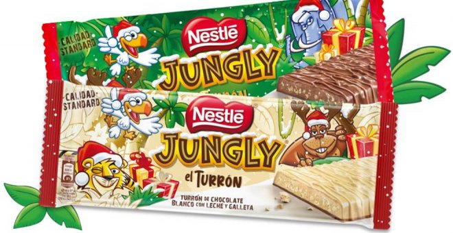 Vuelve el turrón Nestlé Jungly junto con una nueva versión en chocolate blanco